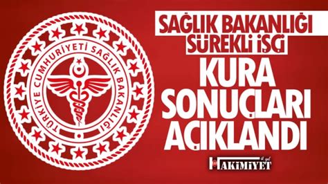 sağlık bakanlığı yedek kura sonuçları